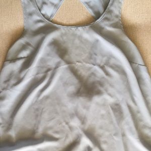 Torrid powder blue drape back tank top